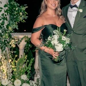 Revelry Olive Green Maxi Dress